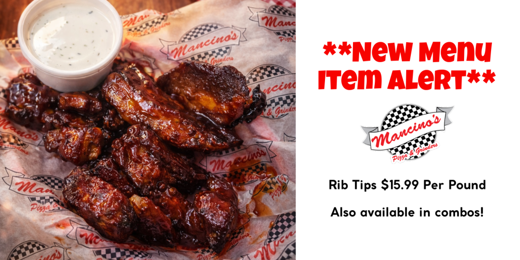 mancinos saline new rib tips $15.99 per pound
